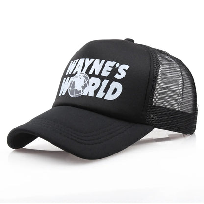 Wayne’s World Snapback Hat – Cotton Baseball Cap for Men & Women, Hip Hop Trucker Dad Hat