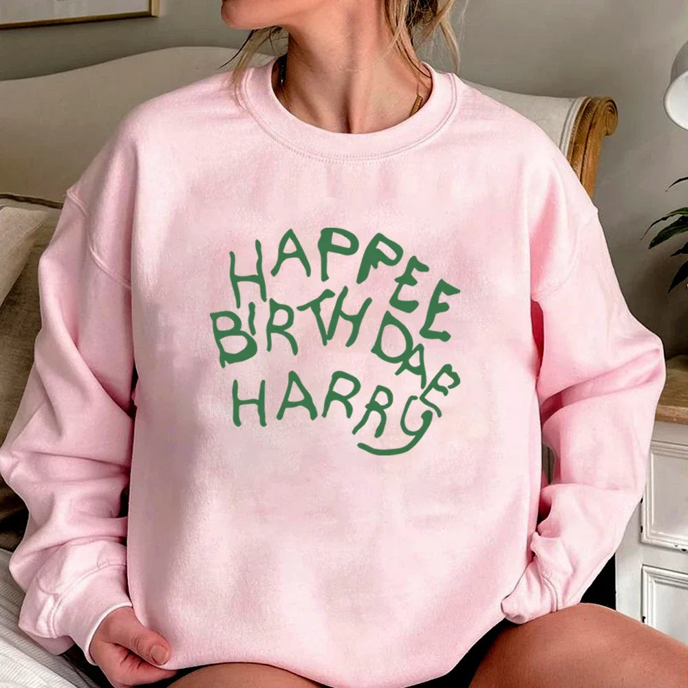 Happy Birthday Harry Sweatshirt Magic Wizard Sweater Wizard School Hoodie Unisex Long Sleeves Crewneck Sweatshirts