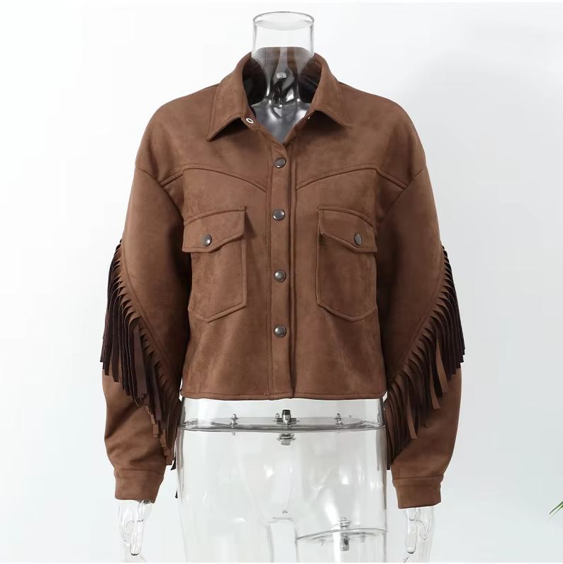 Rustic Charm Suede Jacket