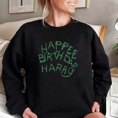 Happy Birthday Harry Sweatshirt Magic Wizard Sweater Wizard School Hoodie Unisex Long Sleeves Crewneck Sweatshirts