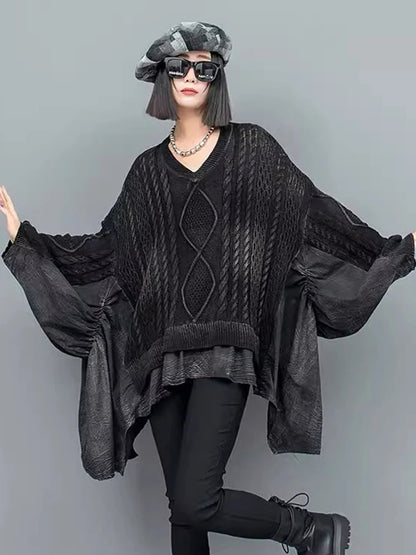 Batwing Sleeve Loose Knitted Sweaters