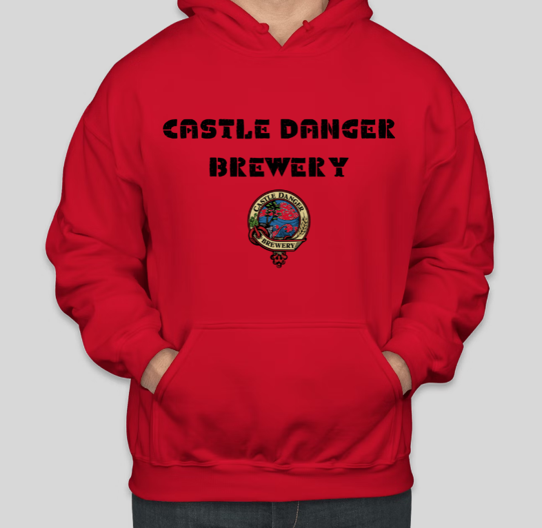 CASTLE DANGER BREWERY Printed COTTON Hoodies