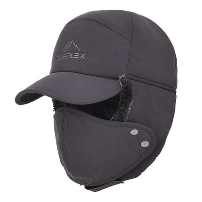 Extreme Cold Fighter Head Face Protector Bomber Hats