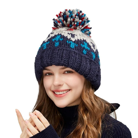 Winter Wool Warm Beanies Hats For Women