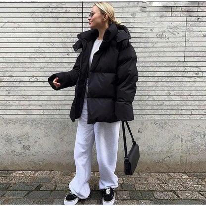 Cozy Chill Cotton Zip-Up Coat