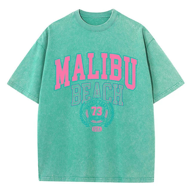 Malibu Beach Cool Style Cotton T-Shirts