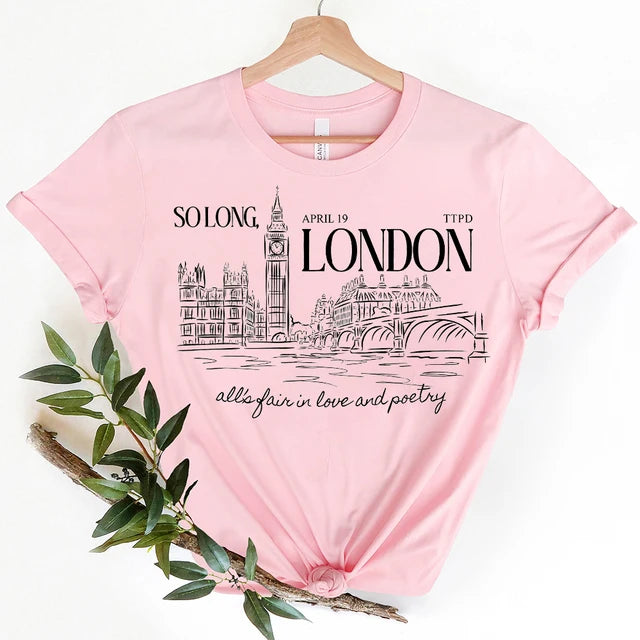 So Long London Music Lover Cool T-Shirts