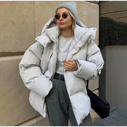 Cozy Chill Cotton Zip-Up Coat