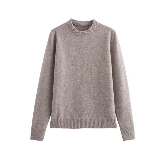 Soft Touch Basic O-Neck Knit Sweaters