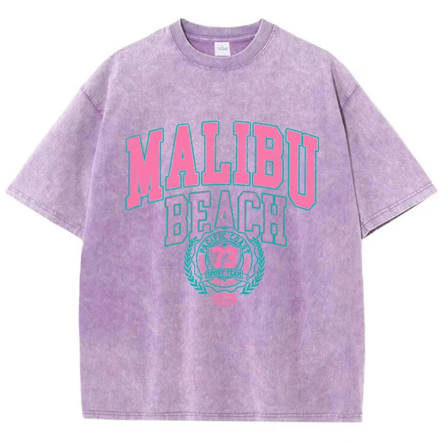 Malibu Beach Cool Style Cotton T-Shirts