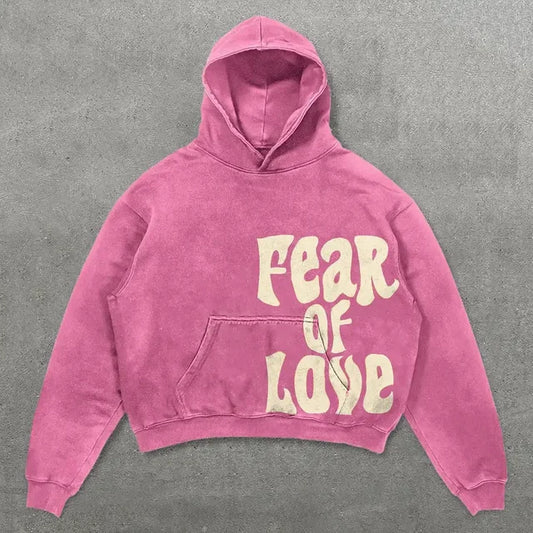 Fear of Love Printed Cool Hoodies