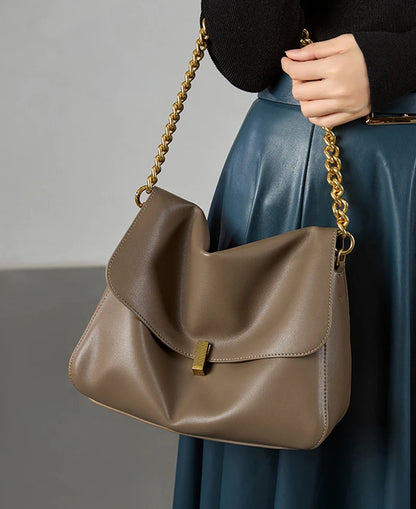 Luxe Korean Leather Shoulder Bag