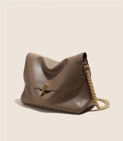 Luxe Korean Leather Shoulder Bag