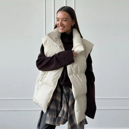 Cozy Chill Cotton Zip-Up Coat