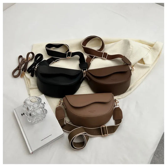 Vintage Style Small Leather Crossbody Bags