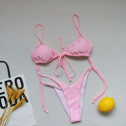 Sexy Comfortable Pusp Up Bikini Set