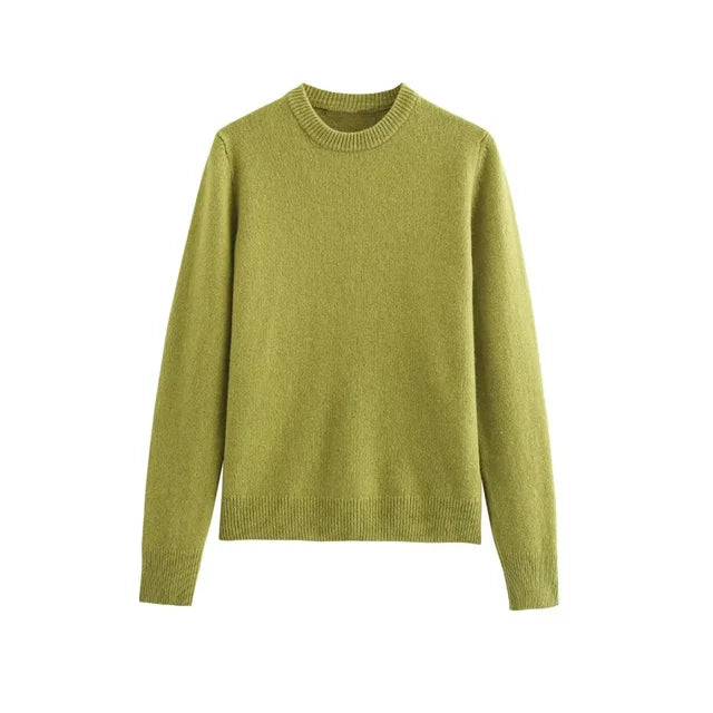 Soft Touch Basic O-Neck Knit Sweaters