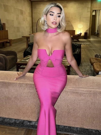 Elegant Barbie Evening Party Dress
