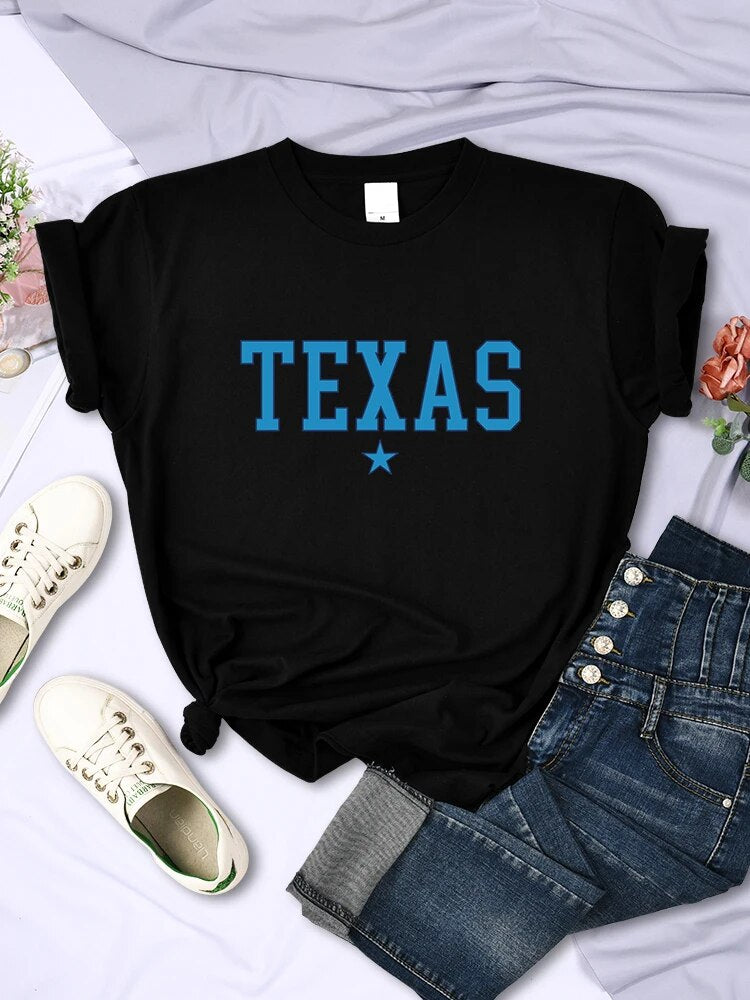 Texas State Shiny Star Cool T-Shirts
