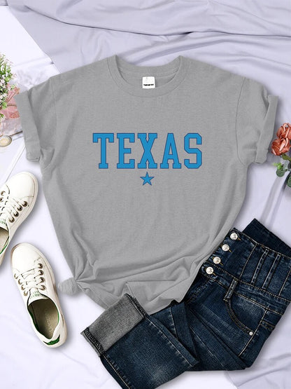 Texas State Shiny Star Cool T-Shirts