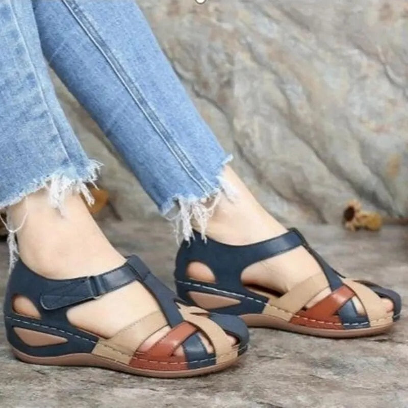 Non-Slip Comfortable Lightweight Open Toe Women's Shoes Flat Sandals