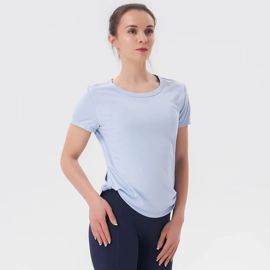Breathable Women Short Sleeve Running T-Shirts