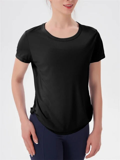 Breathable Women Short Sleeve Running T-Shirts