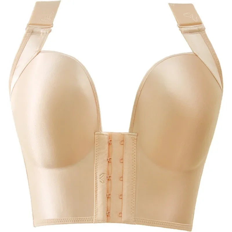 Plus Size Front Buckle Closure Bras