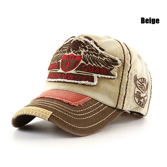 Eagle Embroidered Baseball Cap – Large Head Fit, Classic Streetwear Hat