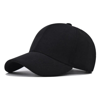 Casual Baseball Caps for Women & Men – Suede Autumn Winter Snapback Hat, Unisex Solid Color