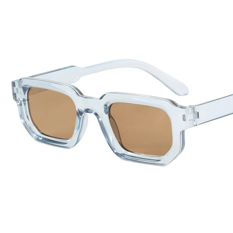 Vintage Rectangle Sunglasses - Retro UV400 Fashion Eyewear for Men & Women, Luxury Design Shades