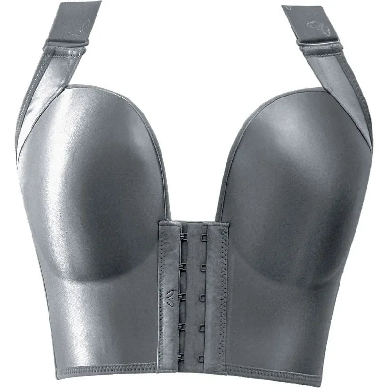 Plus Size Front Buckle Closure Bras