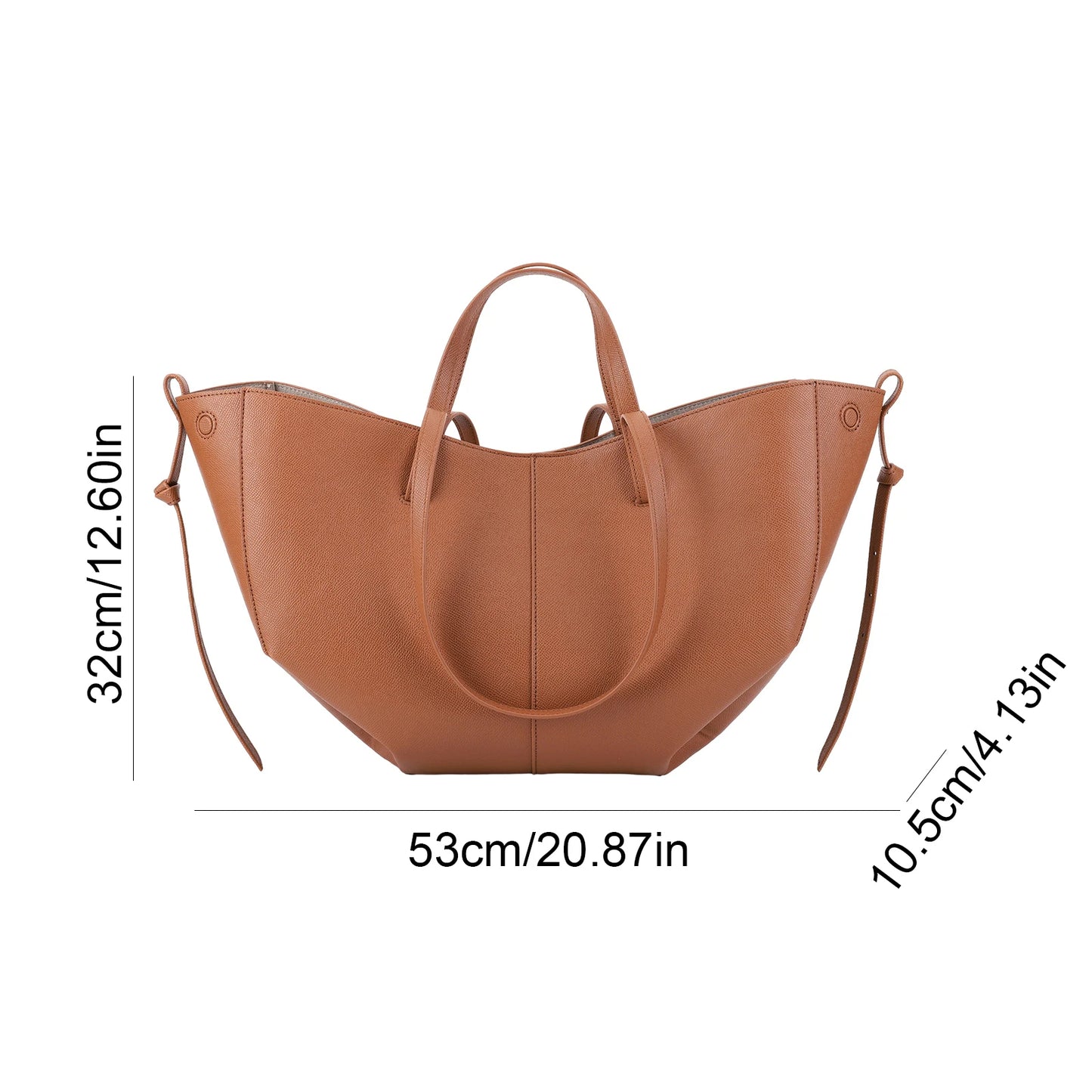 Luxury Large Capacity Leather Tote Bags