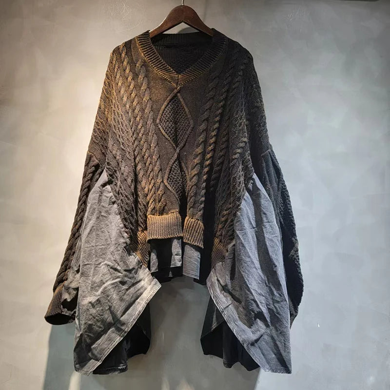 Bat Sleeve Thin Knit Sweaters